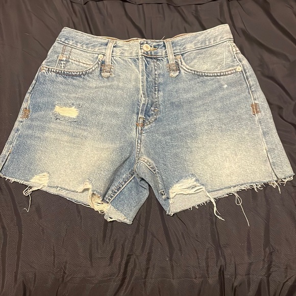 NWT free people jean shorts - Picture 1 of 5